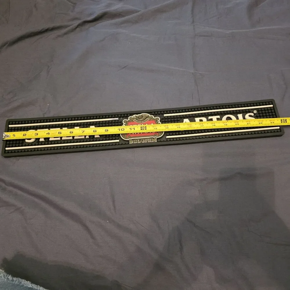 Stella Artois Belgium Bar Spill Rail Mat 24